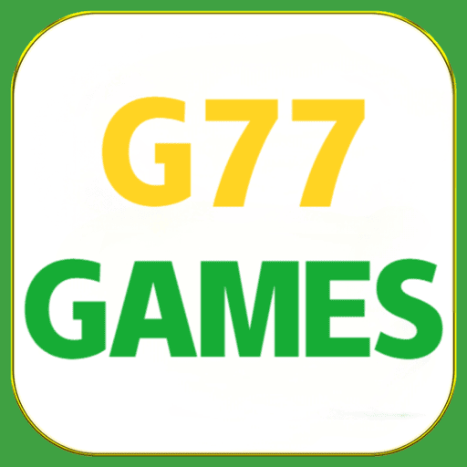 Imagem promocional da G77GAMES mostrando a plataforma e suas vantagens